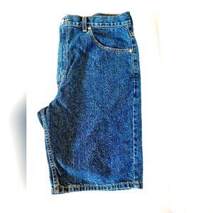 Levi 505 Denim Shorts size 36 100% Cotton Medium Wash 10"‎ inseam